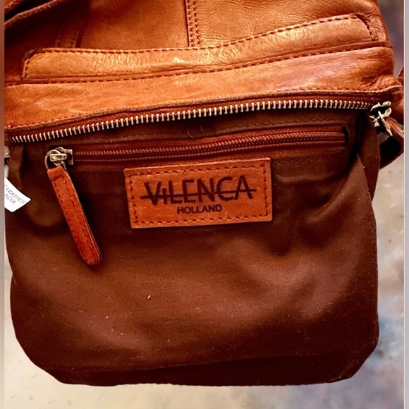 Vilenca Holland Leather Laser Cut Crossbody - Picture 5 of 10